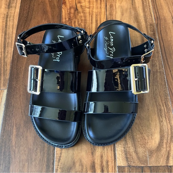 NWOT Privileged Lemon Drop Bruce Platform Sandals - Picture 2 of 11